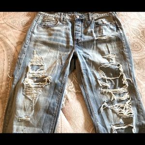 Destructed jeans